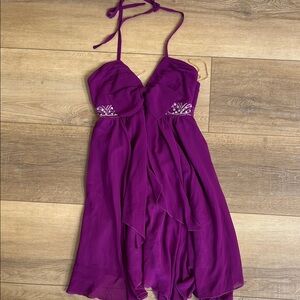 NWT Lipsy Vibrant Magenta Dress Size 2